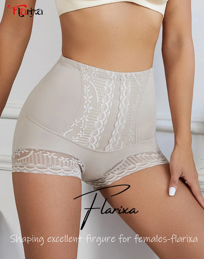 High Waist Lace Tummy Control Shapewear