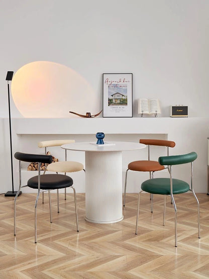 Cream Style Light Luxury Dining Chair