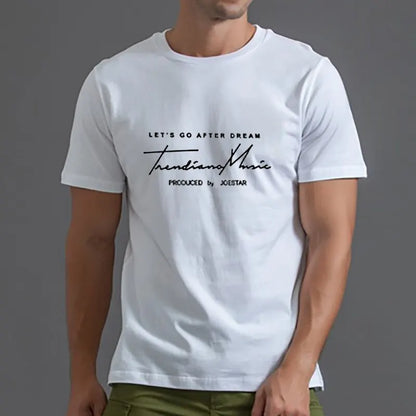 Crewneck Slim Fit Casual Summer T-shirt