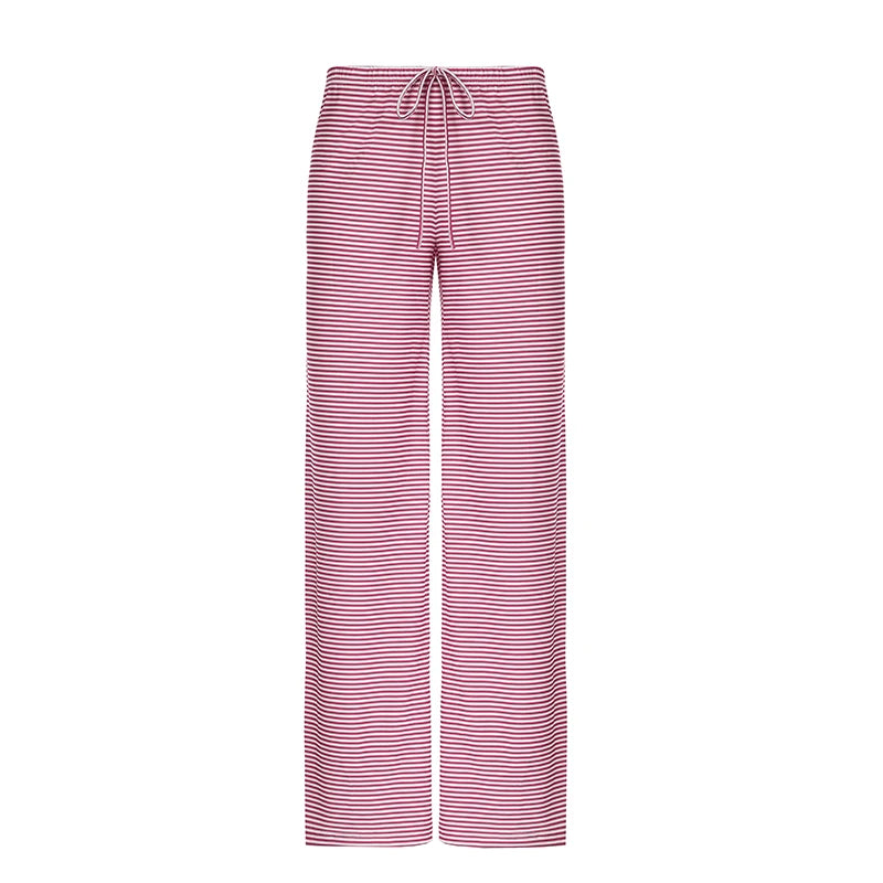 Women's Casual Striped Knit Pants