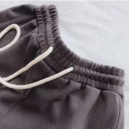 Casual Drawstring High Waist Sports Shorts