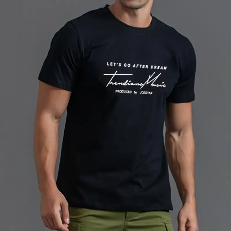 Crewneck Slim Fit Casual Summer T-shirt