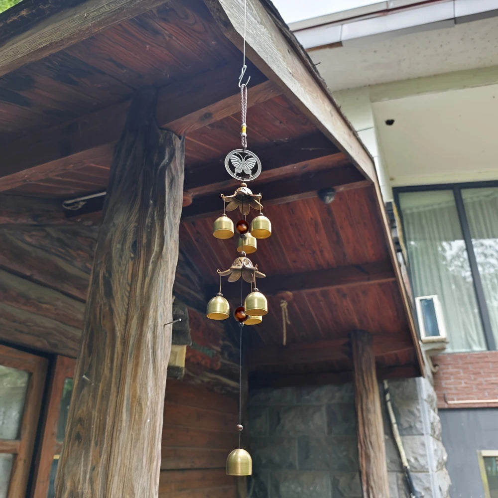 Double Metal Bell Pendant Wind Chime