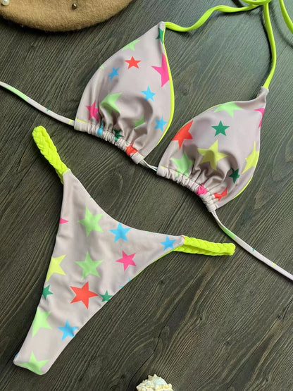 Bikini High Waist Swimsuit – Sexy Zebra Print Brazilian Bikini Set