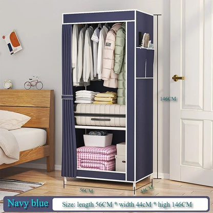 Foldable Clothing Hanger Large Capacity Dustproof Furniture