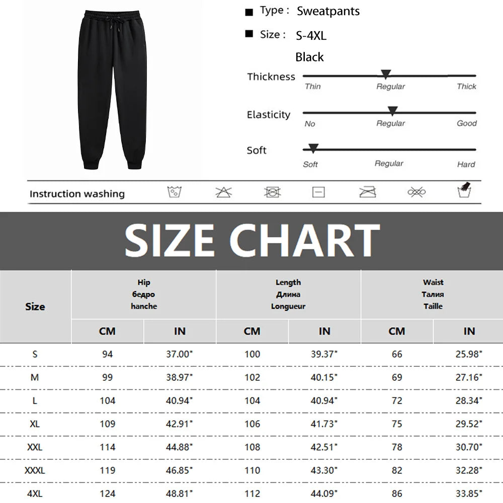 Fleece Drawstring Casual Sweatpants