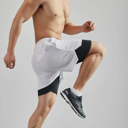 Men's Two-in-One Quick Dry Sports Shorts