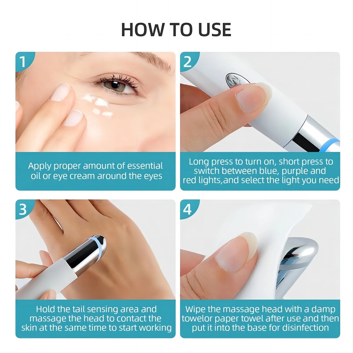 5 In 1 Eye Beauty Device Facial Massager
