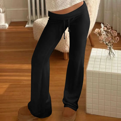 Aesthetic Basic Drawstring Pants – Effortless Vintage Street Style
