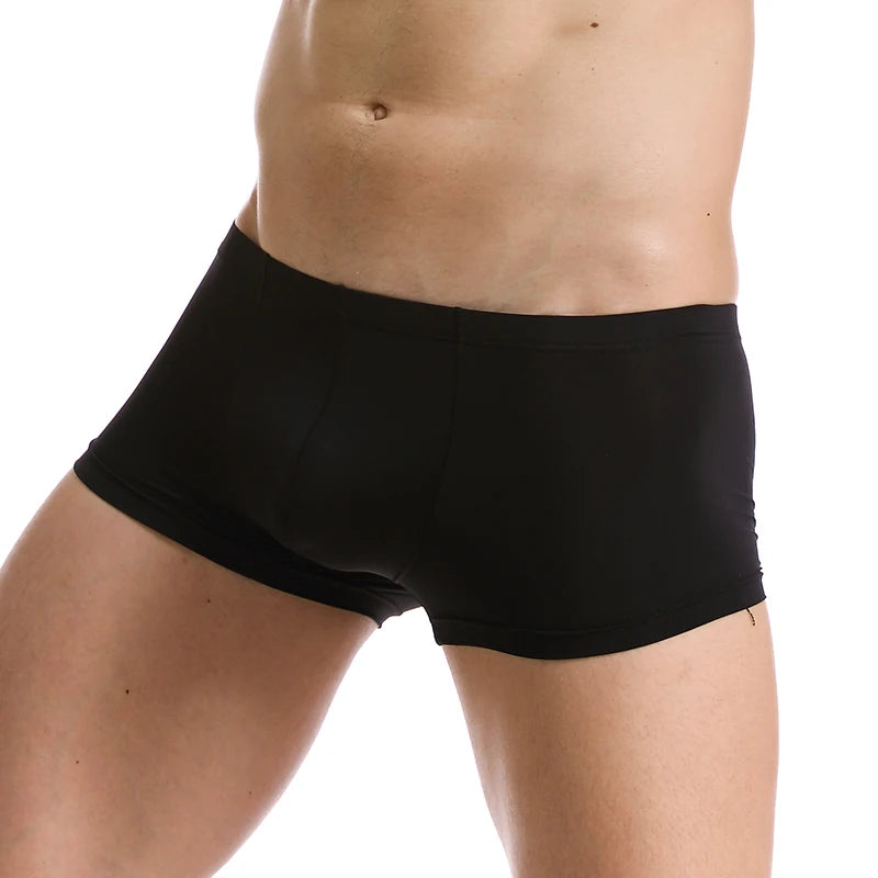Ice Silk Ultra-Thin Boxer Shorts for Men