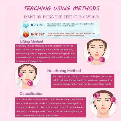 2Pcs Box LCE Globes For Facials Cooling LCE Balls