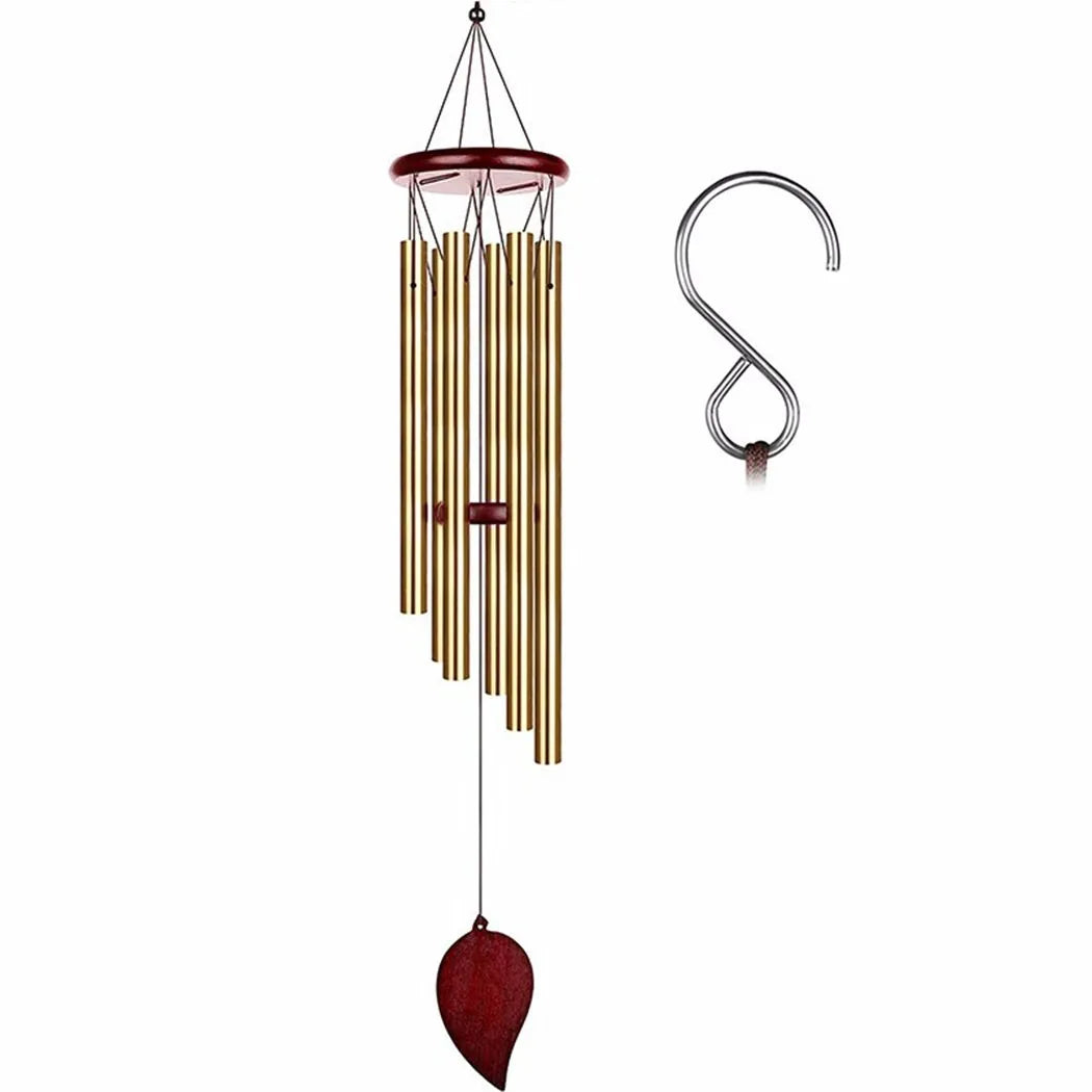 Good Luck Wind Chimes, 6 Tubes Bell Pendant