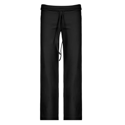 Aesthetic Basic Drawstring Pants – Effortless Vintage Street Style