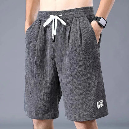 Men's Ice Silk Loose Sports Shorts