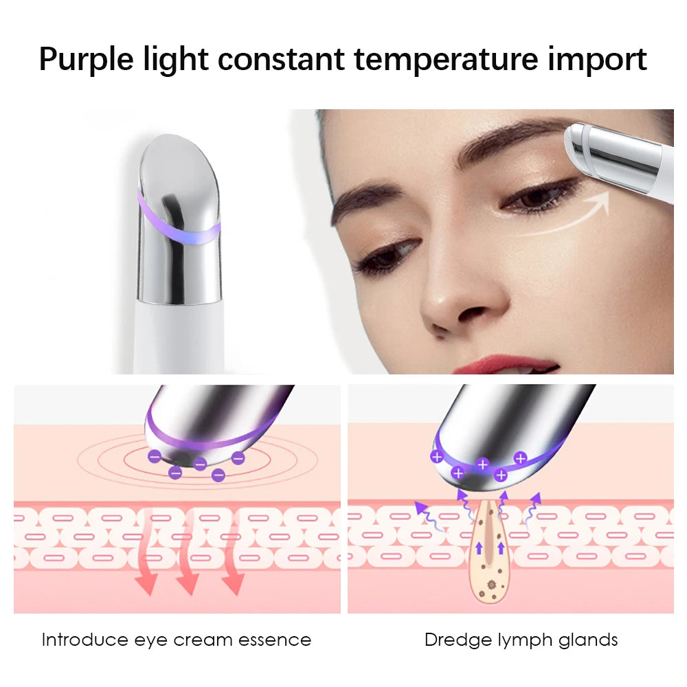 Anti Dark Circle Blue Light  Anti Wrinkle Eye Massage Pen