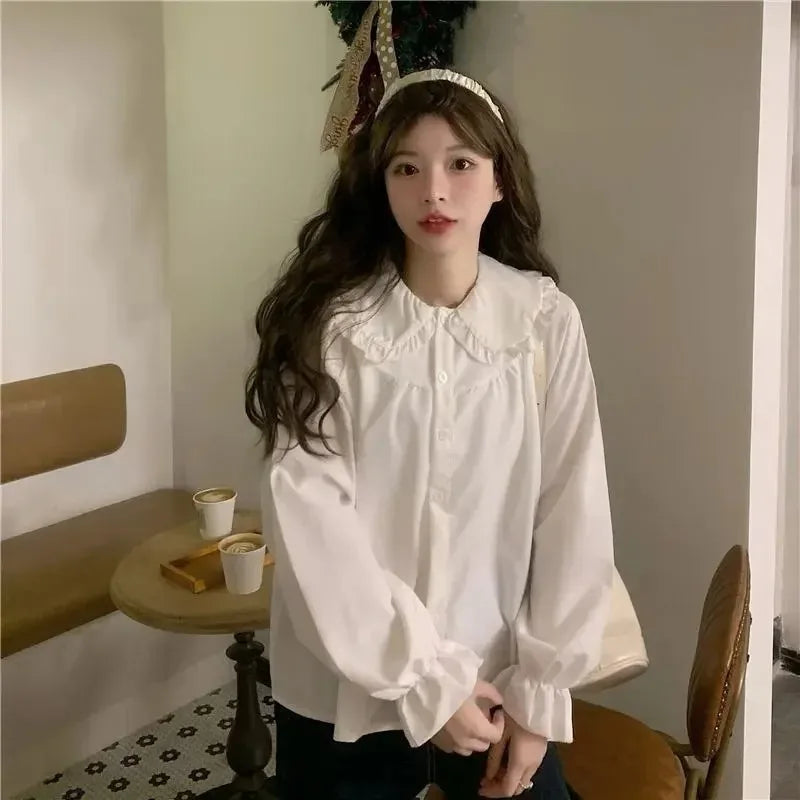 Fashion Elegant Female Long Sleeve Blouse