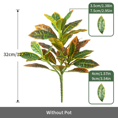 24-41cm Artificial Tree Tropical Banyan Tree Small Plants