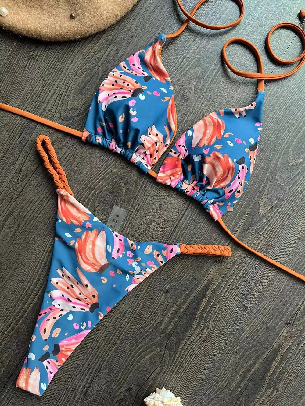 Bikini High Waist Swimsuit – Sexy Zebra Print Brazilian Bikini Set