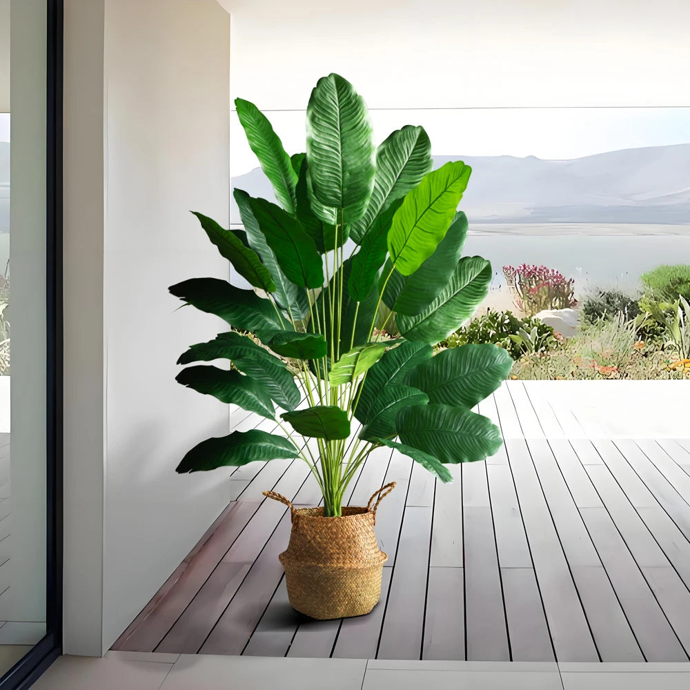 85-115cm Large Artificial Plants Bird of Paradise Tree Plant