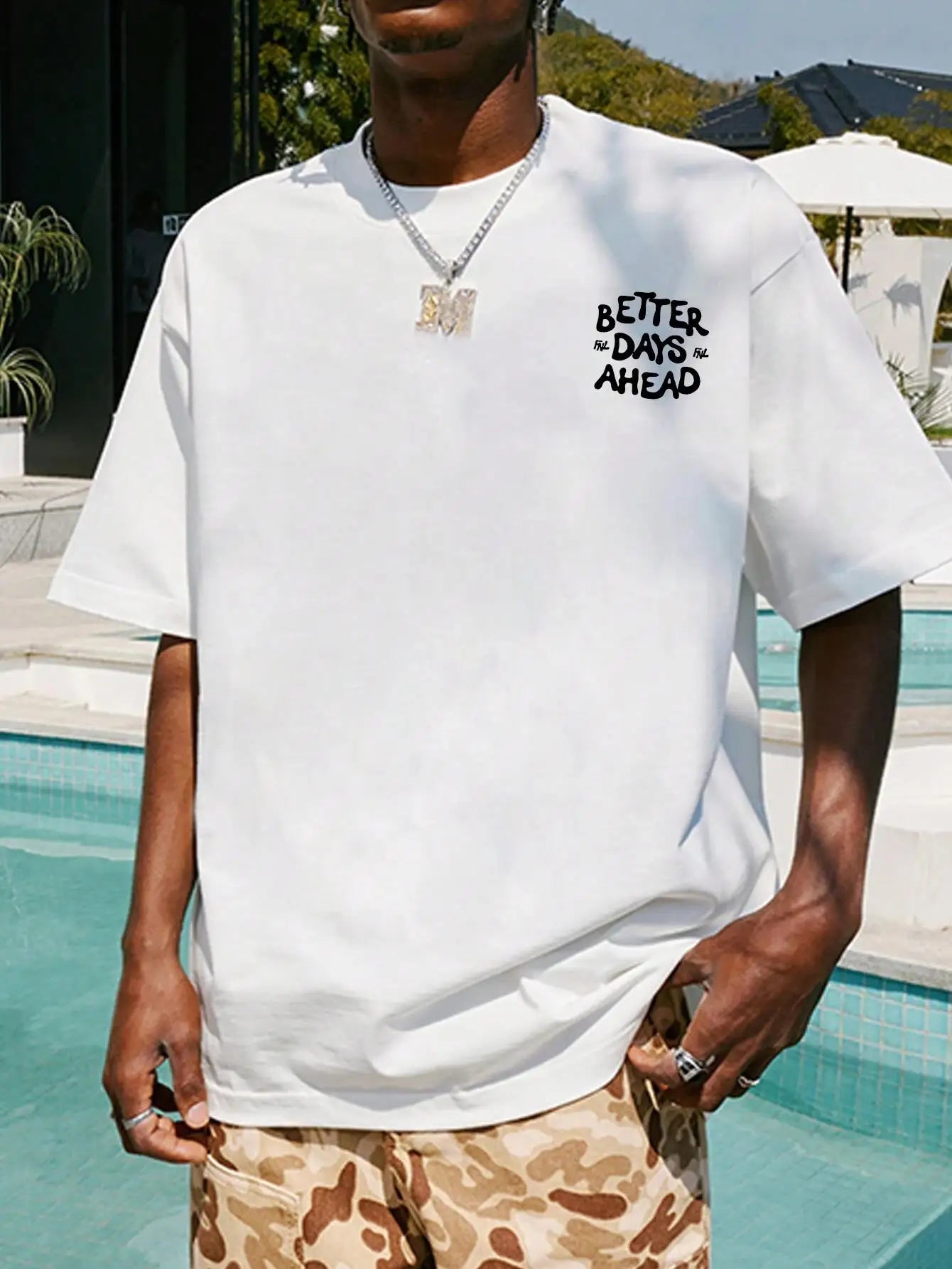 Better Days Ahead Graphic Oversized T-shirt