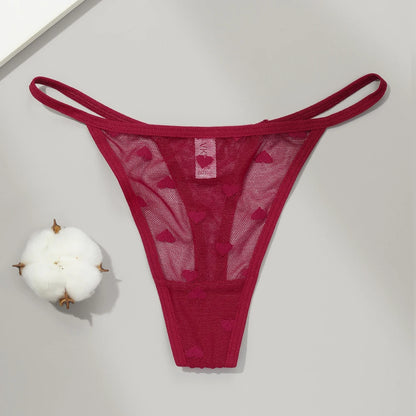 Lace Sheer G-String Thong Panties for Women