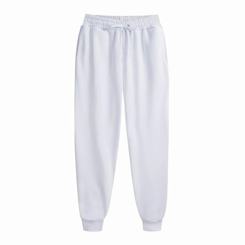 Fleece Drawstring Casual Sweatpants