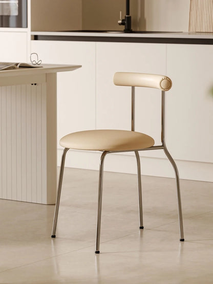 Cream Style Light Luxury Dining Chair