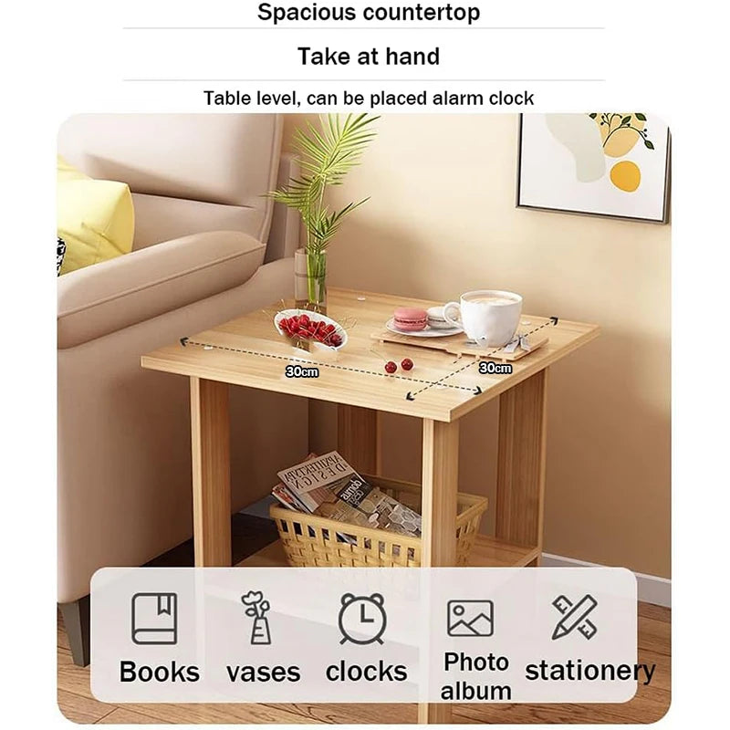 Double-Layer Night table Living Room Sofa