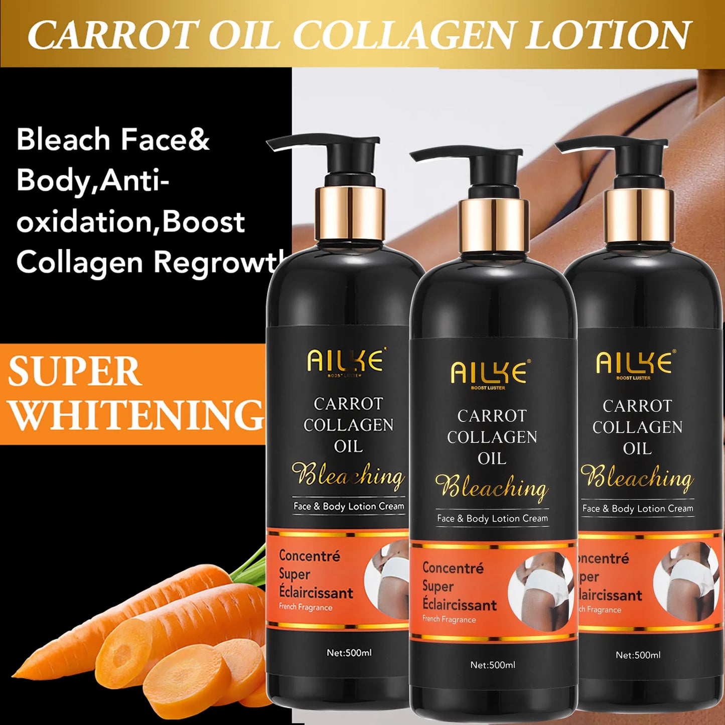Multi-vitamin Anti-wrinkle, Reduce Body Lotion