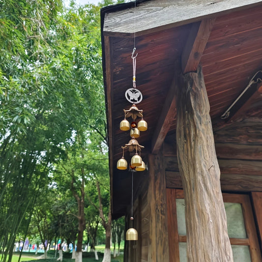 Double Metal Bell Pendant Wind Chime