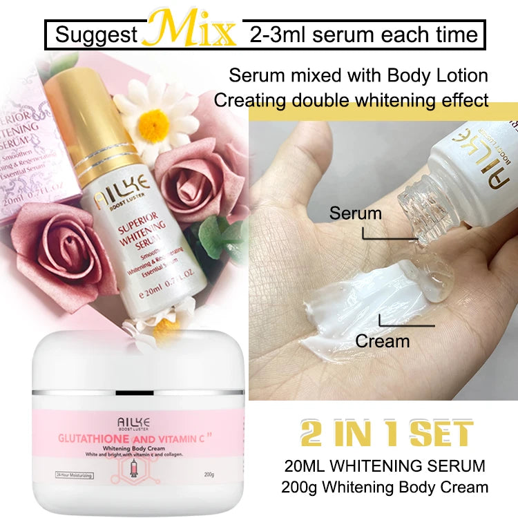 Glutathione and Vitamin C Moisturizing Body Cream
