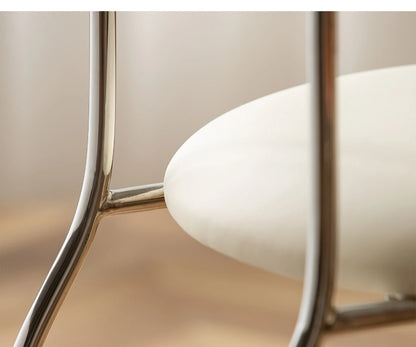 Cream Style Light Luxury Dining Chair