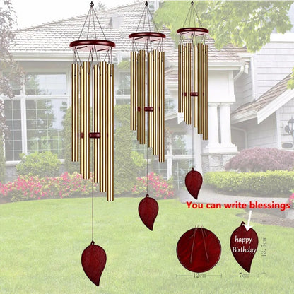 Good Luck Wind Chimes, 6 Tubes Bell Pendant
