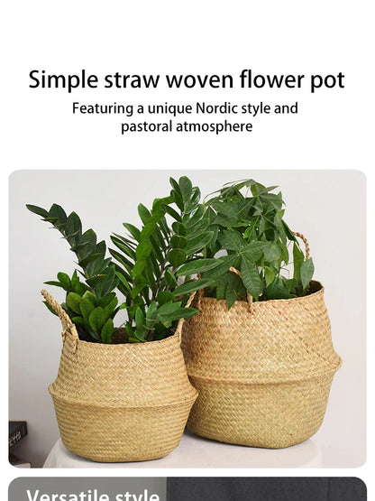 Organizer Folding Rattan Seagrass