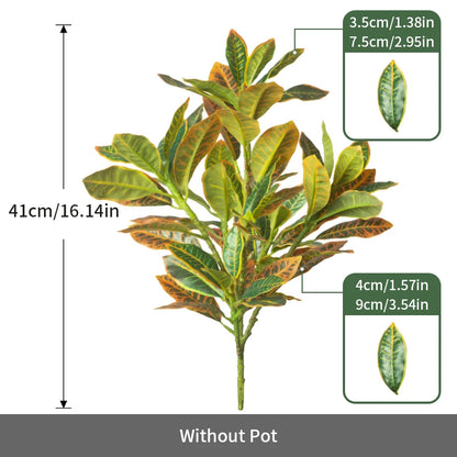 24-41cm Artificial Tree Tropical Banyan Tree Small Plants