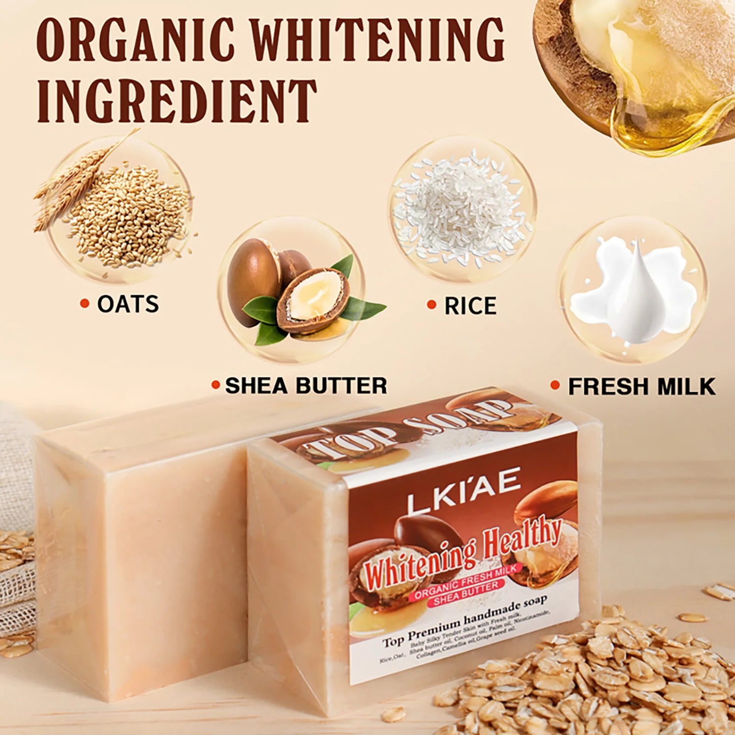 Face Natural Whitening Handmade Soap