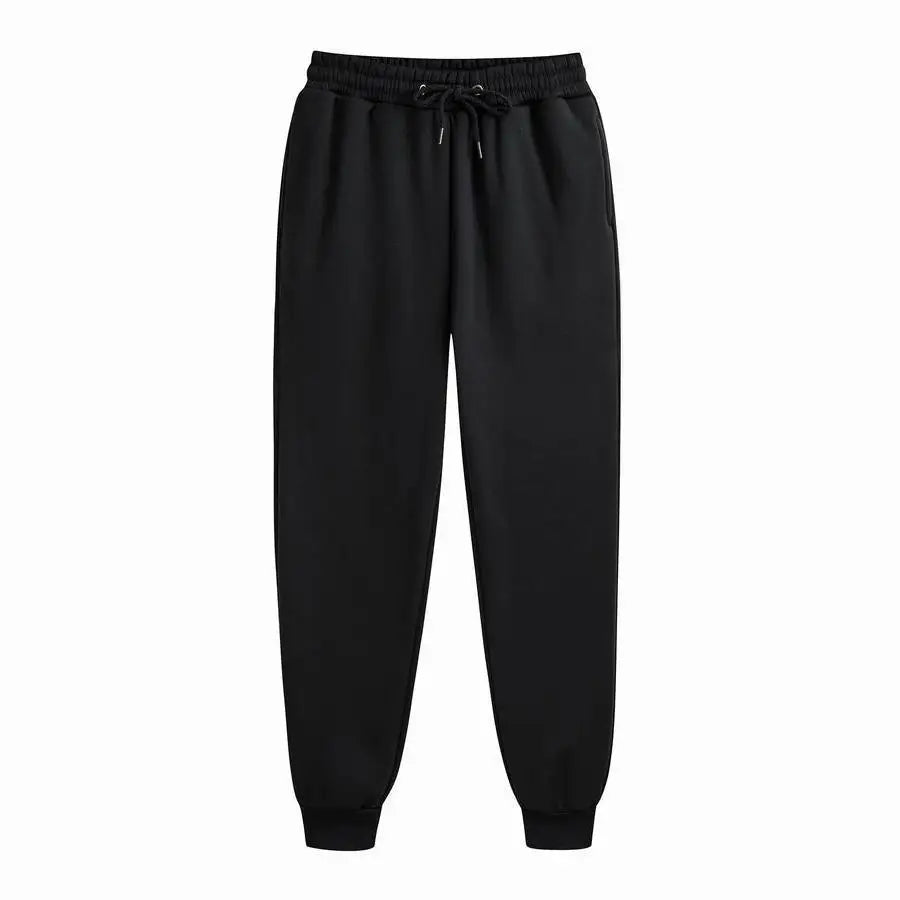 Fleece Drawstring Casual Sweatpants