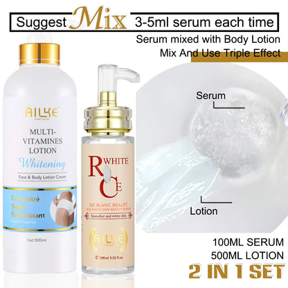 Multi Vitamin Whitening Body Lotion With Vitamins A,E,B3,B5