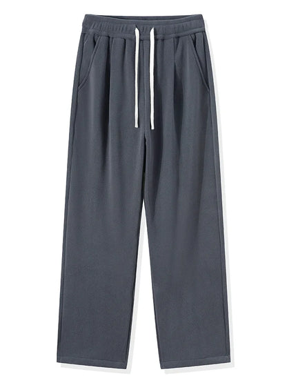 Winter Fleece Wide Leg Sweatpants
