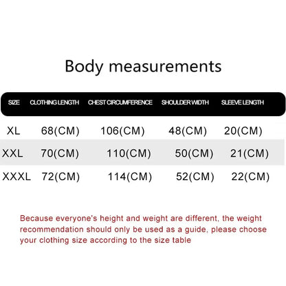 Digital Print Elastic Casual Short-Sleeve T-shirt