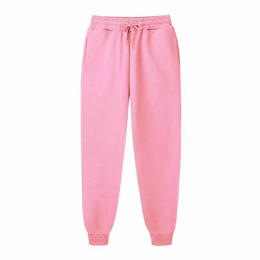 Fleece Drawstring Casual Sweatpants