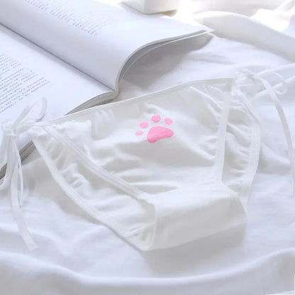 Cotton Lace Claw Design Women's Panties