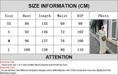 Autumn Winter Ruffles Pleated Loose Long Dress