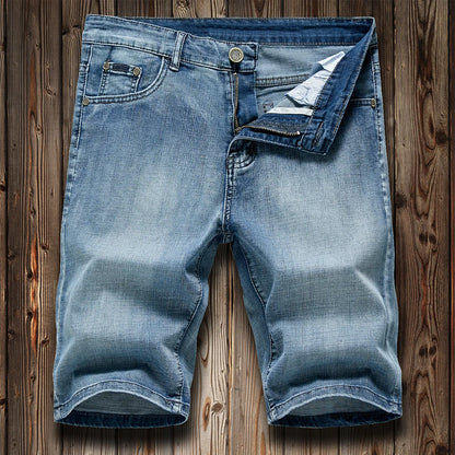 Men's Slim Fit Denim Shorts