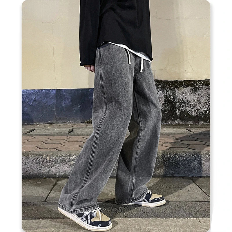 Hip-Hop Baggy Wide Leg Street Jeans