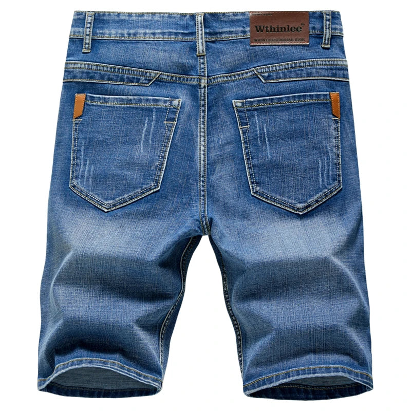 Men's Slim Fit Denim Shorts