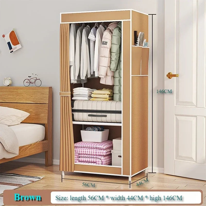 Foldable Clothing Hanger Large Capacity Dustproof Furniture