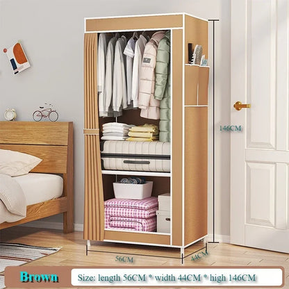 Foldable Clothing Hanger Large Capacity Dustproof Furniture