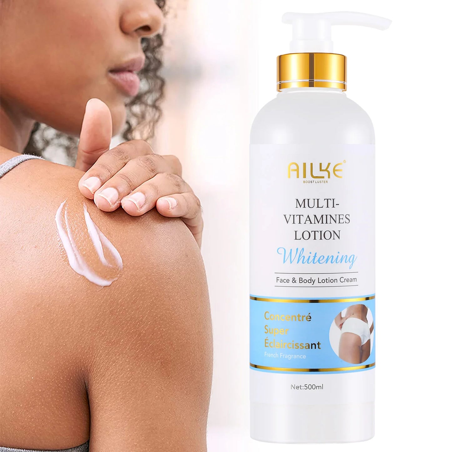 Multi Vitamin Whitening Body Lotion With Vitamins A,E,B3,B5