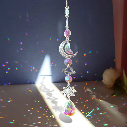 Crystal Wind Chime Rainbow Maker Sun Catcher Dream Catcher Pendant